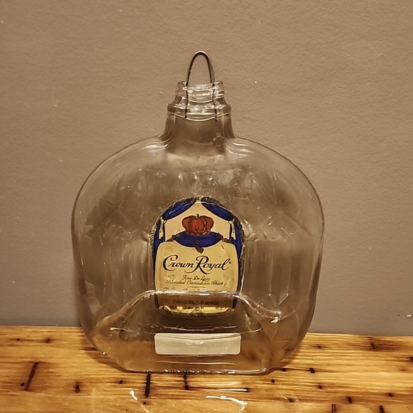 Crown Royal flattened bottle - Picture 1 of 3
